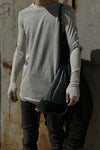 BORIS BIDJAN SABERI Long Sleeve T-Shirt AW22 LS1.2 RF FTN00001+FTJ00001 Light Gray PBBS23 4